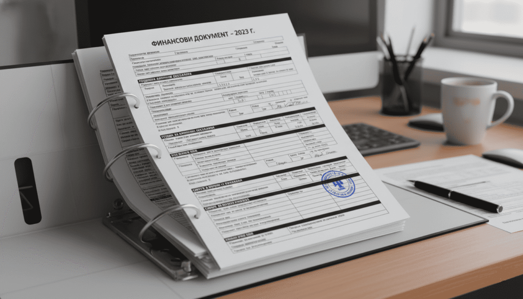 Documents de comptabilité en Bulgarie