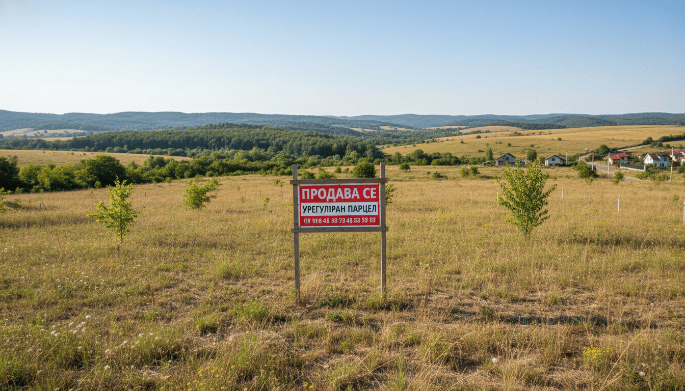 un terrain constructible en Bulgarie